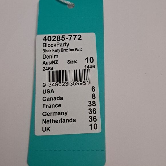 Seafolly Bikini Bottom Blue Low Rise‎ - Picture 5 of 5